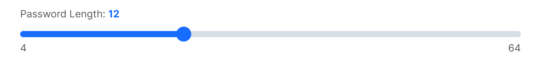 Custom Length Control
